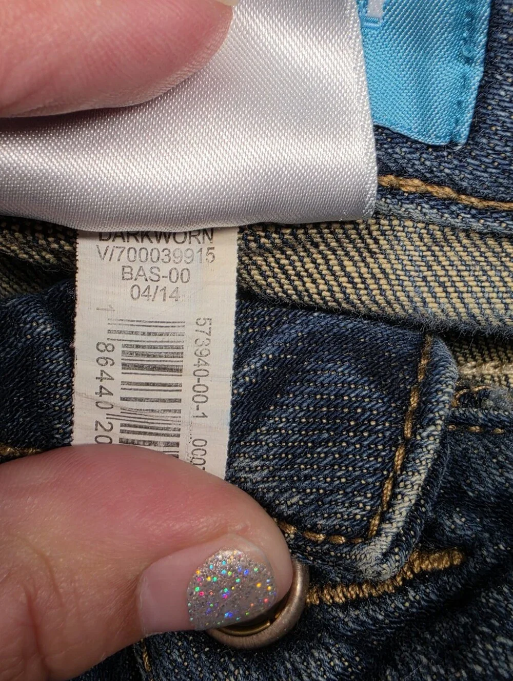Old Navy Denim Skinny Jeans Girls Size 7 - 2014